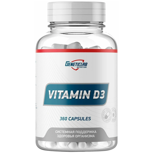 ���� Geneticlab Nutrition Vitamin D3 (360 ������), 100 �, 360 ��. ������ ������