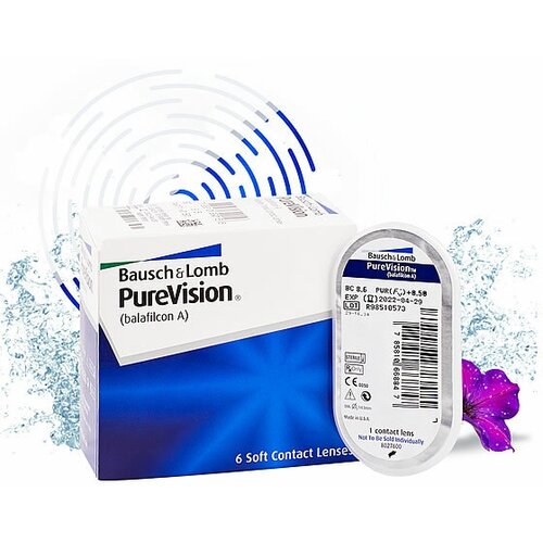    Bausch & Lomb PureVision, 6 ., R 8,3, D -0,5  