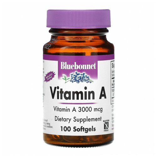 ���� Bluebonnet Nutrition, ������� A, 3000 ���, 100 ������ ������ ������
