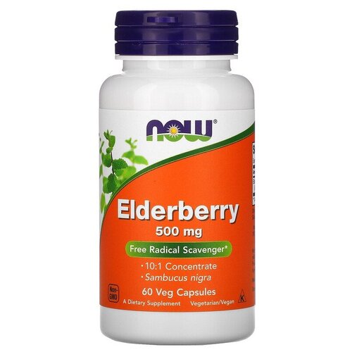 ���� ������� NOW Elderberry 500 ��, 80 �, 500 ��, 60 ��. ������ ������