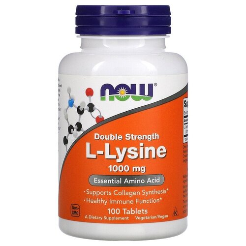 ���� �������� NOW L-Lysine, 300 �, 1000 ��, 100 ��. ������ ������