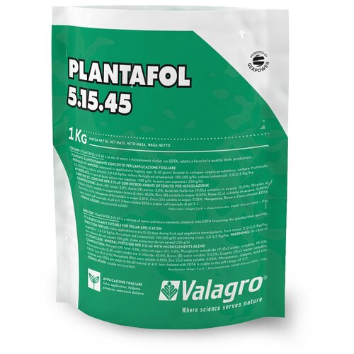 ���� ��������� Valagro PLANTAFOL 5-15-45, 0.5 �, 1000 �, 1 ��. ������ ������