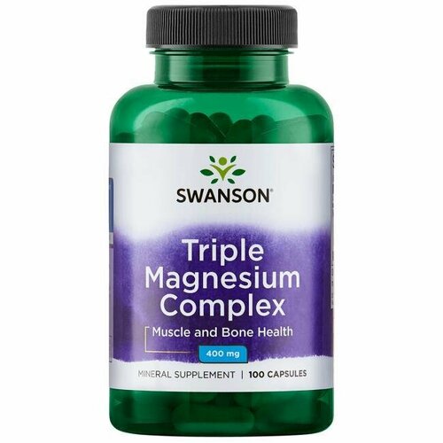 ���� ������ 400��, Swanson Triple Magnesium Complex 400 mg, 100 ������ ������ ������
