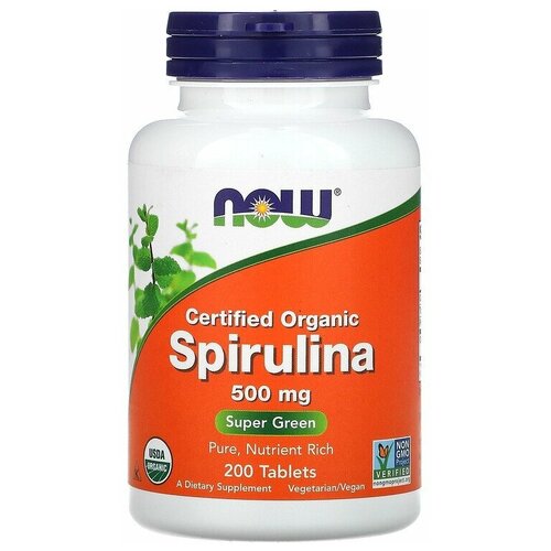 ���� NOW Spirulina 500 mg 500 �������� ������ ������