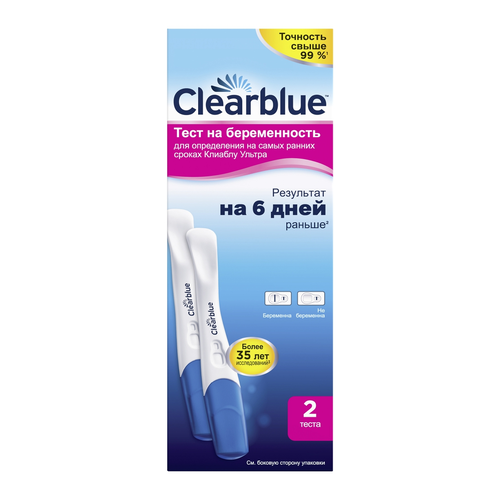���� ���� �� ������������ Clearblue Ultra, 2 ����� ������ ������