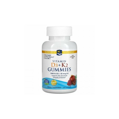���� Nordic Naturals, ����������� ������� � ���������� D3 � K2, ������, 60 ����������� ������ ������ ������