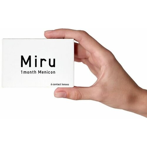 ���� ���������� ����� Menicon Miru 1month, 6 ��., R 8,3, D -2, ����������, 1 ��. ������ ������