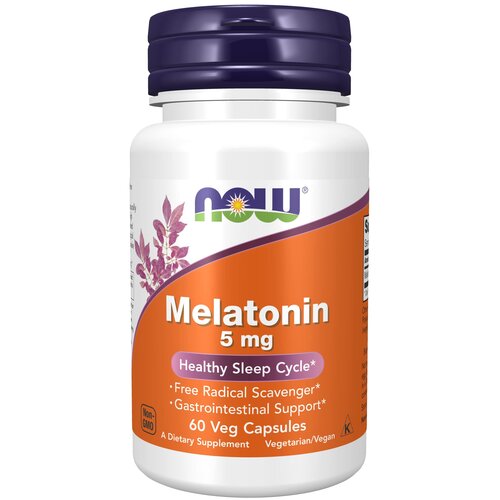 ���� ������� NOW Melatonin, 60 �, 10 ��, 5 ��, 60 ��. ������ ������