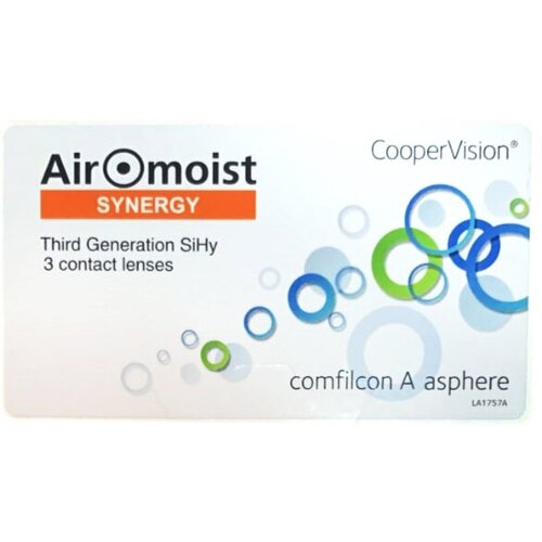 ���� ���������� ����� �� ����� CooperVision AIROMOIST Sinergy, 3 ��., R 8,6, D -5,25 ������ ������
