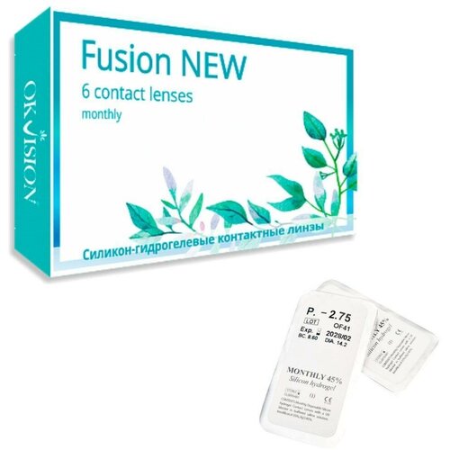 ���� ���������� ����� OKVision Fusion NEW, 6 ��., R 8,6, D +5, 1 ��. ������ ������