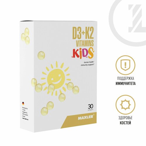      +  3 Maxler D3+K2 Vitamins Kids 30 .   -     , -, 