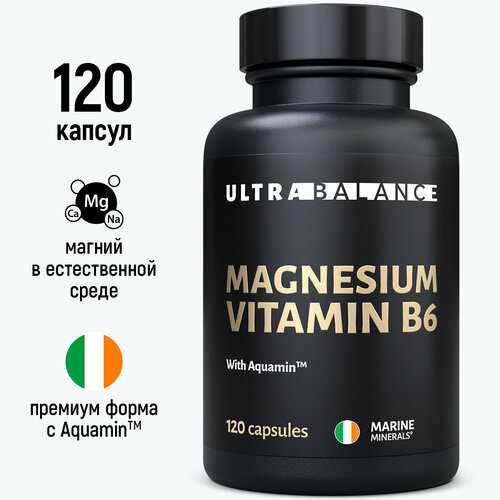   6, 120 , Ultrabalance Magnesium Vitamin B6 Premium  