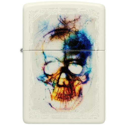      ZIPPO Classic 48563 Skull Design   Glow In The Dark Green -    -     , -, 