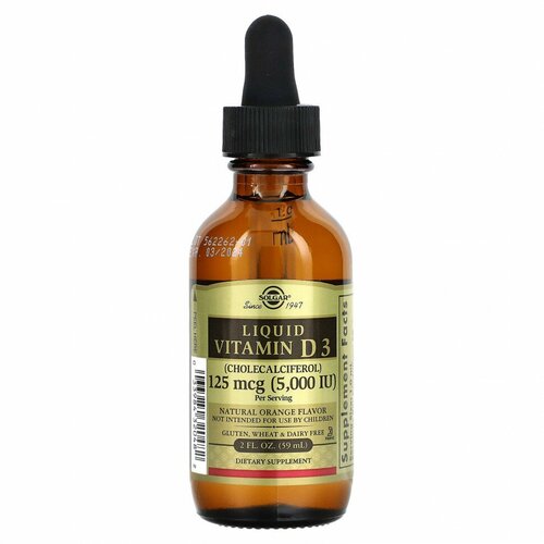 ���� Solgar Liquid Vitamin D3 (������ ������� �3 ) 125 ��� (5000 IU) 59 �� � ������������ ������ (Solgar) ������ ������
