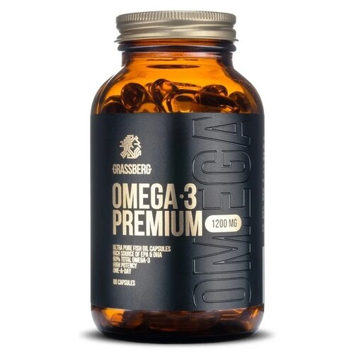 ���� Grassberg Omega 3 Premium ����., 1200 ��, 1.85 �, 90 ��. ������ ������