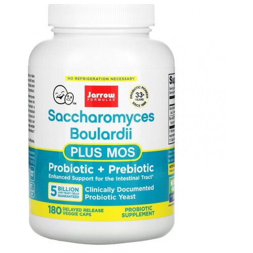 ���� ������� Jarrow Formulas Saccharomyces Boulardii plus MOS, 240 �, 5 ���� ���, 180 ��. ������ ������