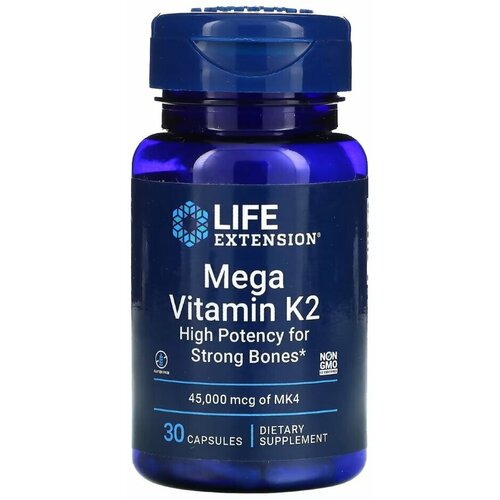  Life Extension, Mega Vitamin K2, 30    -     , -, 