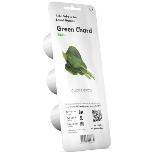       Click and Grow Refill 3-Pack   (Green Chard)   -     , -, 