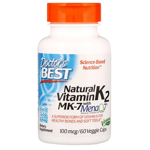 ���� Natural Vitamin K2 MK-7 � MenaQ7 ���. ����., 100 ���, 100 �, 60 ��. ������ ������