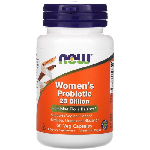   NOW Women's Probiotic 20 Billion, 50 , 50 .   -     , -, 