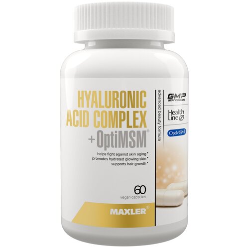 ���� MAXLER Hyaluronic Acid Complex + OptiMSM ����., 60 �, 60 ��., 1 ��. ������ ������