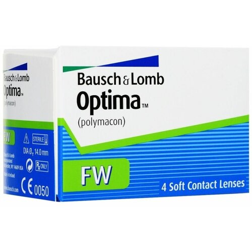 ���� ���������� ����� BAUSCH+LOMB Optima FW, 4 ��., R 8,7, D -1, 1 ��. ������ ������