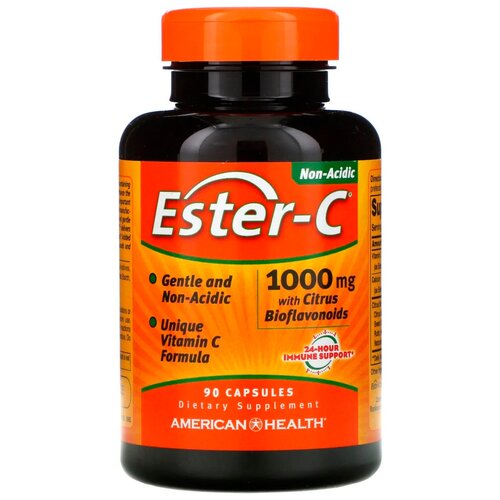 ���� ������� AMERICAN HEALTH Ester-C with Citrus Bioflavonoids, 180 �, 1000 ��, 90 ��. ������ ������