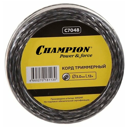   CHAMPION Tri-twist 3.0*12 ( )   -     , -, 