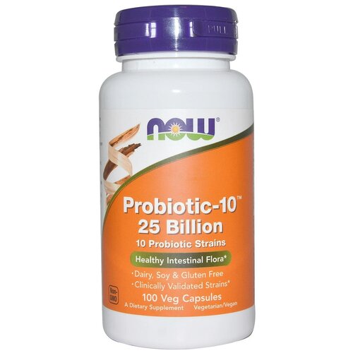 ���� ������� NOW Probiotic-10 25 Billion, 350 �, 100 ��. ������ ������