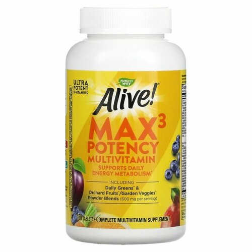  Nature's Way Alive! Max3 Potency (    ) 180    -     , -, 