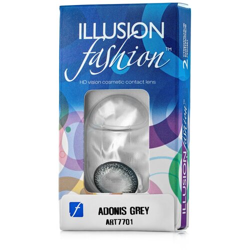 ���� ���������� ����� ILLUSION Fashion Adonis, 2 ��., R 8,6, D -0,5, grey ������ ������