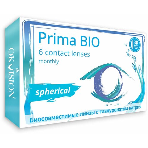    OKVision PRIMA BIO, 6 ., R 8,8, D -1,75, , 1 .   -     , -, 