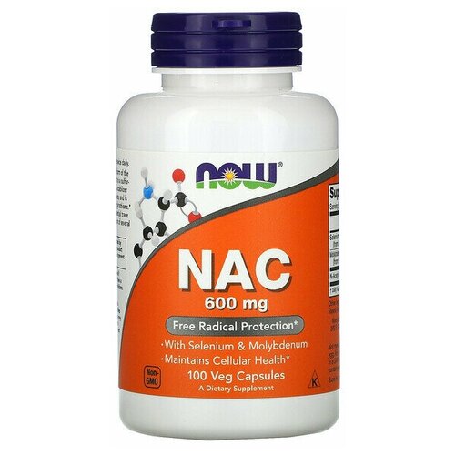  Now Foods, NAC (N--), 600 , 100     -     , -, 