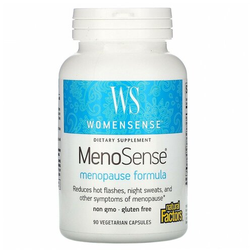 ���� Natural Factors, WomenSense, MenoSense, ������� ��� ������ � ������ ���������, 90 �������������� ������ ������ ������