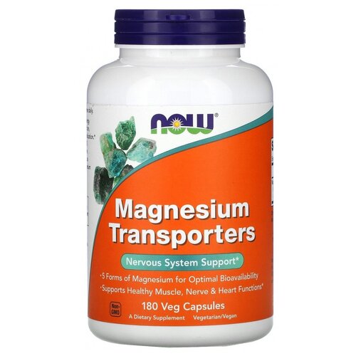 ���� ������� NOW Magnesium Transporters, 200 �, 180 ��. ������ ������