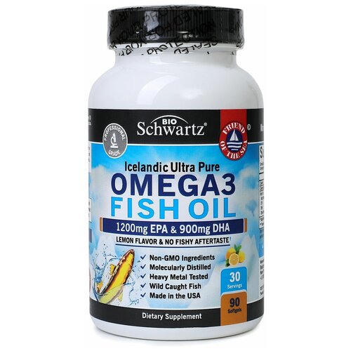 ���� BioSchwartz Omega 3 Fish Oil 1200 mg EPA & 900 mg DHA 90 ������ ������ ������