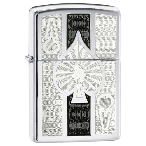     ZIPPO 24196 Ace   High Polish Chrome -    -     , -, 