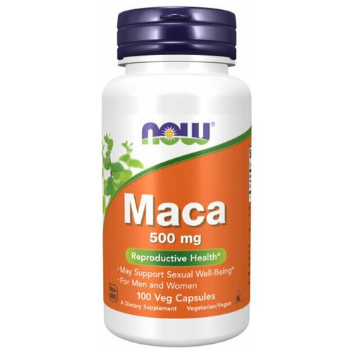  NOW Maca 500 mg 100 caps /   500  100    -     , -, 