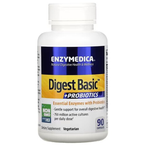 ���� Enzymedica Digest Basic + Probiotics + ���������� (� ������������) 90 ���� ������ ������