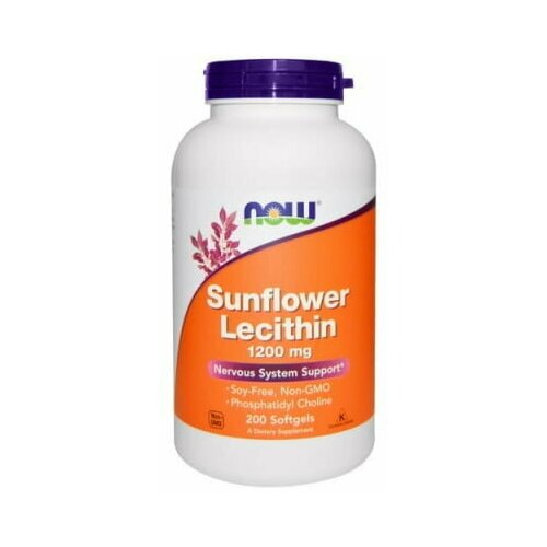 ���� NOW Sunflower Lecithin 1200 mg 200 softgel / ��� ������������ ������� 1200 �� 200 �������� ������ ������