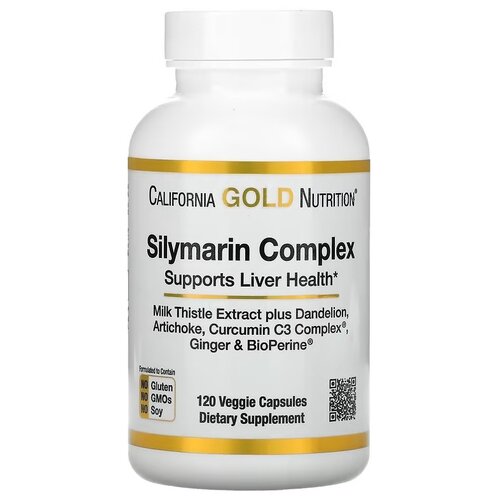 ���� California Gold Nutrition Silymarin Complex ����., 200 ��, 20 �, 120 ��., 1 ��. ������ ������