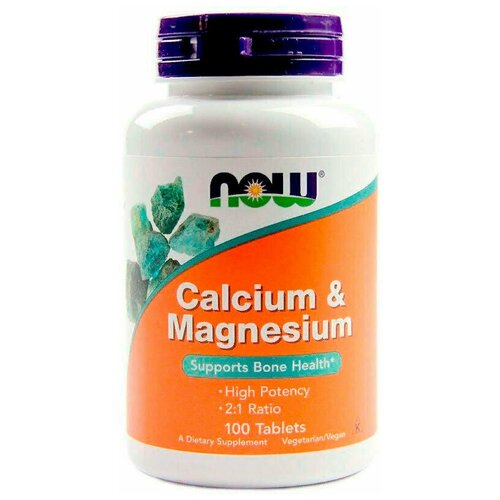  NOW Calcium and Magnesium 500/250  100  /    500/250  100   