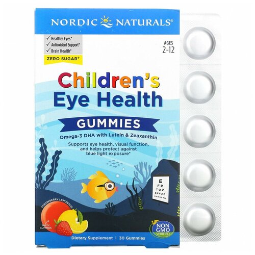 ���� Nordic Naturals, ����������� ���������� ��� �������� ����, ��� ����� �� 2 �� 12 ���, �� ������ ����������� ��������, 30 ����������� ���������� ������ ������