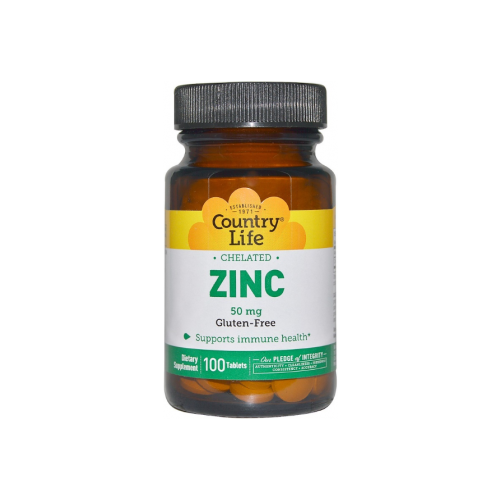 ���� Country Life Chelated Zinc (�������� ����) 50 �� 100 �������� ������ ������