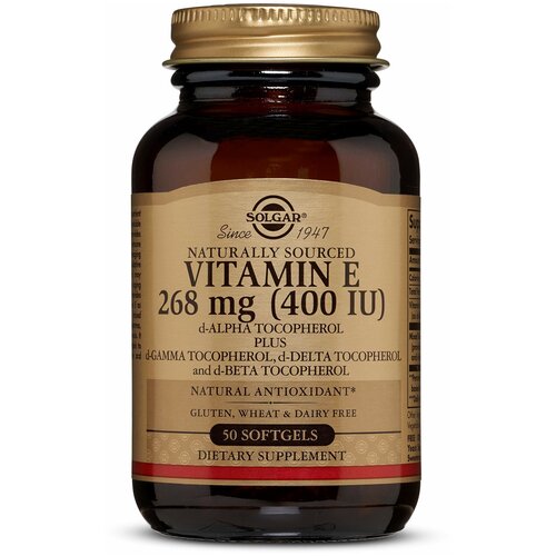 ���� ������� E Solgar Vitamin E 268 mg. 400IU 50 ���. ���� ������ ������