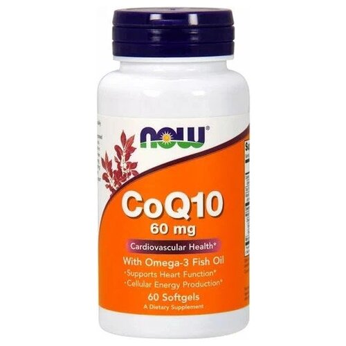 ���� ������� NOW CoQ10, 60 ��, 60 ��. ������ ������