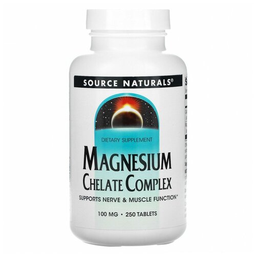 ���� Source Naturals Magnesium Chelate (������ �����) 100 �� 250 �������� ������ ������