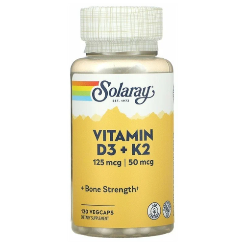 ���� ������� Solaray Vitamin D3 + K2, 130 �, 120 ��. ������ ������