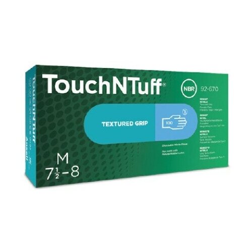 ���� �������� ���������� Ansell TouchNTuff 92-670, ����: �������, ������ S, 100 ��. (50 ���), ������������, 12 ����� ������� - ���� ������ ������