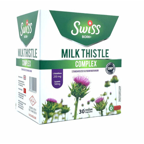 ���� Milk Thistle Swiss Bork / ������������ ���������� ��� �������� ������, 30 ������ ������ ������